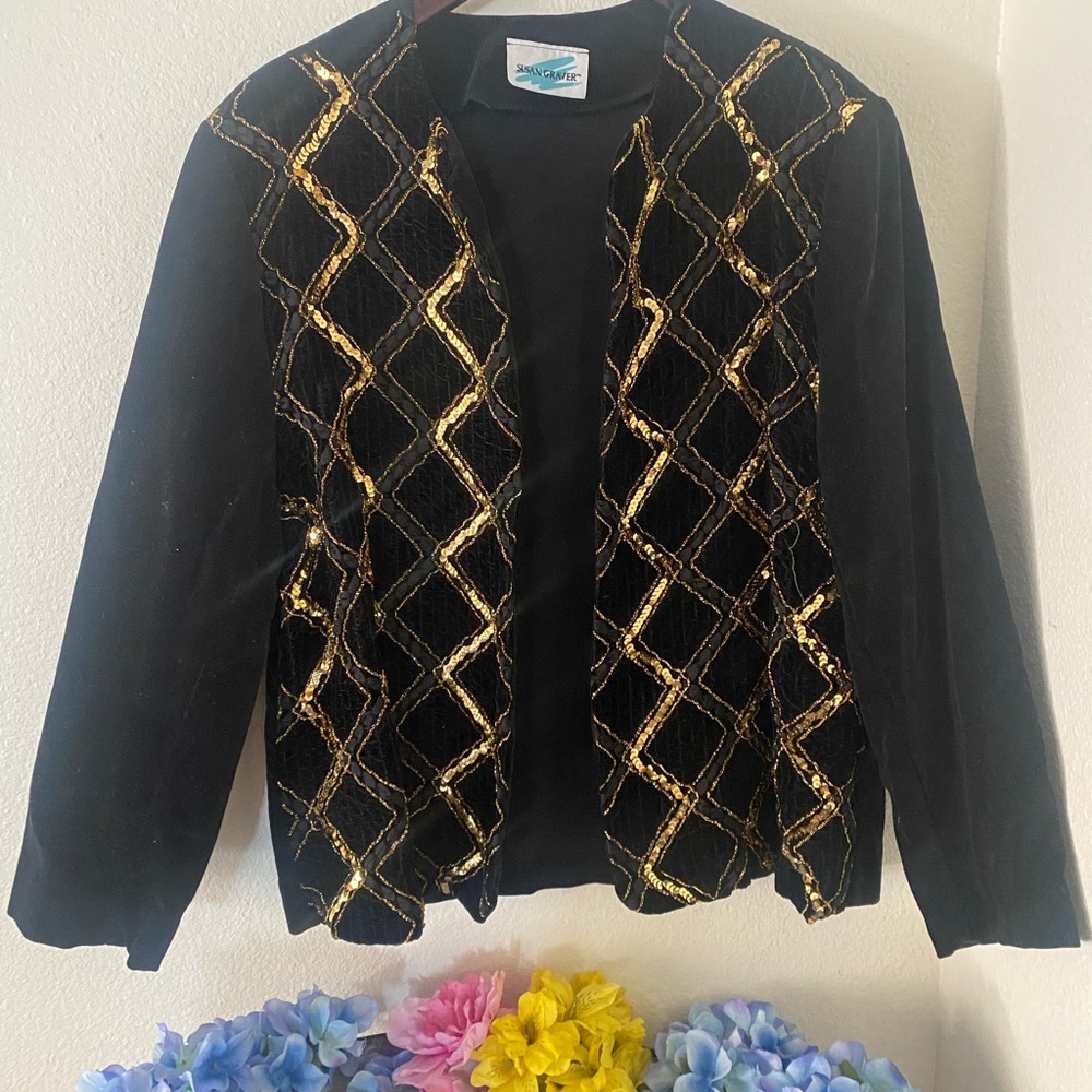 Vintage Susan Graver Suede Blazer